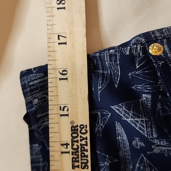 Ralph Lauren Navy Sail Boat Pants - Size 14P - Picture 5 of 6
